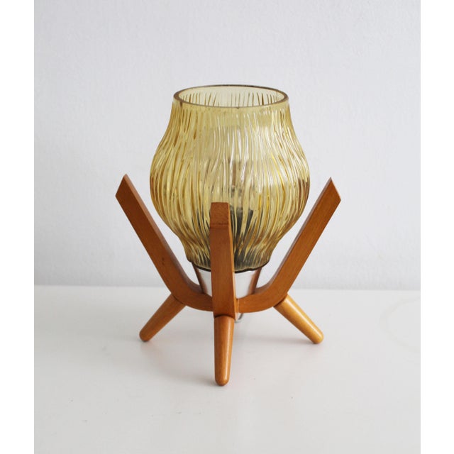 Vintage Bedside Table Lamps by Drevo Humpolec, 1970s, Set of 2 For Sale - Image 14 of 18