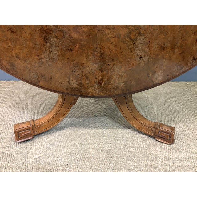 Antique Burr Walnut Centre Table, 1874 For Sale - Image 18 of 18