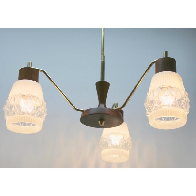 Metal Vintage Italian Chandelier, 1960s For Sale - Image 7 of 12