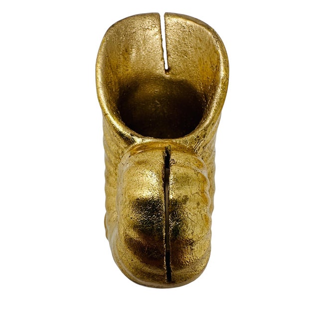 1990s Hollywood Regency Gilt Nautilus Shell Card Holders by the Bombay Co. - 12 Pieces For Sale In Tampa - Image 6 of 13