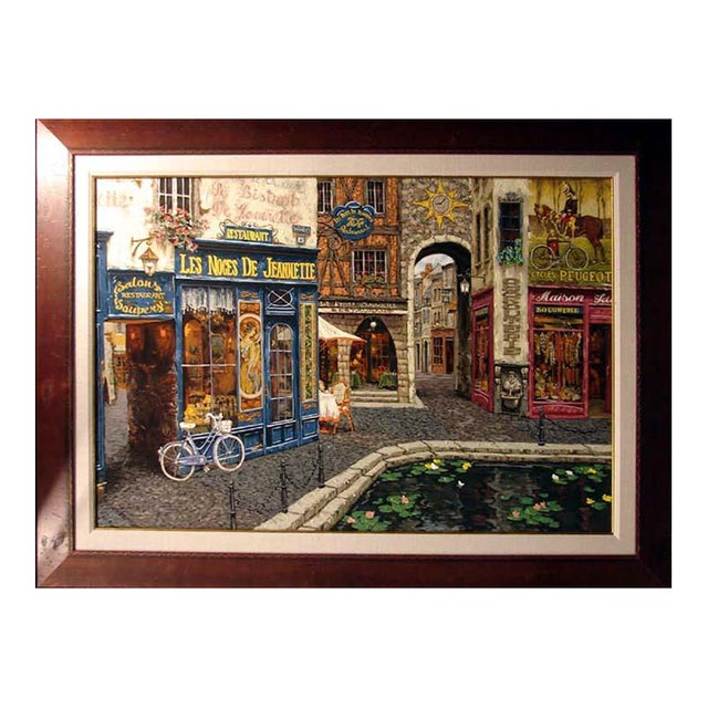 Viktor Shvaiko Les Noces De Jean Framed Canvas Hand Signed Fine Art For Sale