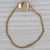 0.12ctw Sapphire Slide Charm Bracelet 14k Gold 6.5" Cable Chain Richard Glatter For Sale In Greensboro - Image 6 of 6