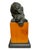 Bronze Lion Bookends Antonio Canova Style Cherry Wood Neoclassical Decor Vintage For Sale - Image 4 of 9