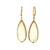 Italian 14k Rose Gold Mother-of-Pearl Diamond Drop Earrings, Pair For Sale - Image 9 of 10