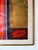 1980s Vintage Expressionist Geometric Abstract Acrylic on Paper Painting, Signed & Framed For Sale In Miami - Image 6 of 12