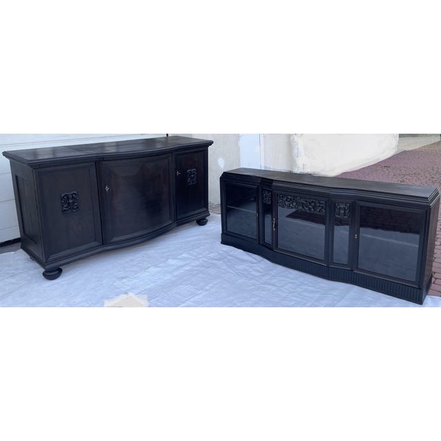 Neo-Renaissance European Buffet, 1900s, Set of 2 For Sale - Image 12 of 18