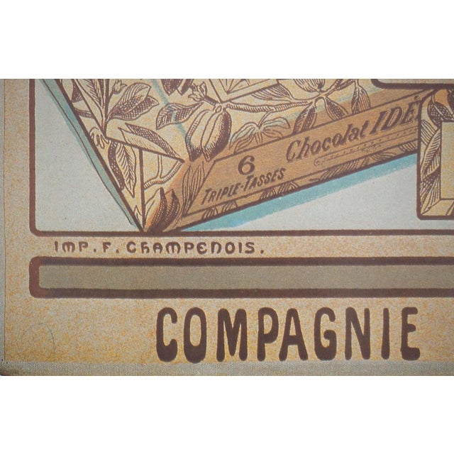 Chocolat Idéal Poster after Alfons Mucha For Sale - Image 8 of 10
