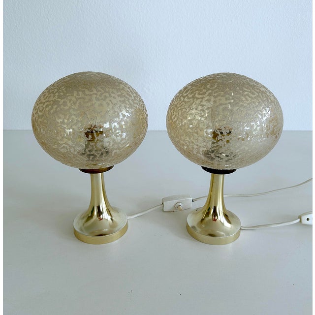 Modern Vintage Space Age Table Lamps from Aro, 1970s, Set of 2 For Sale - Image 3 of 14