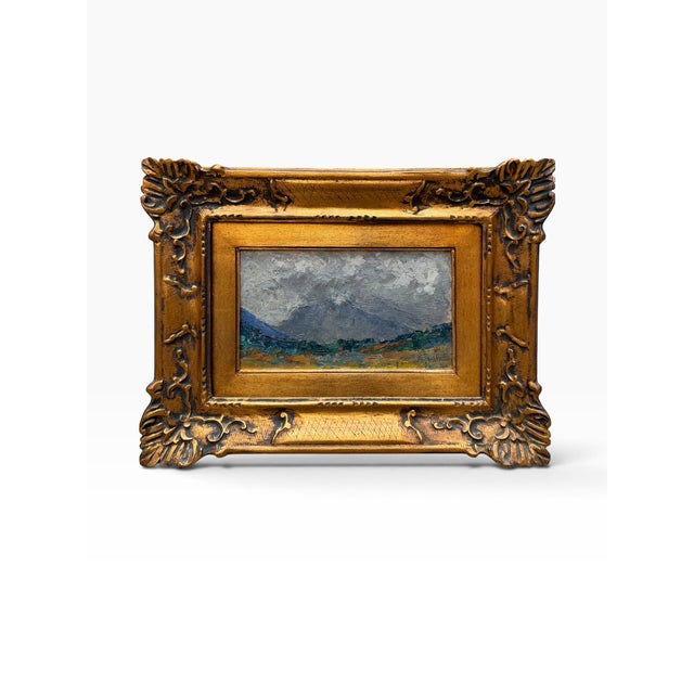 Achille Guffanti, Landscape, 1960s, Oil, Framed For Sale - Image 7 of 7