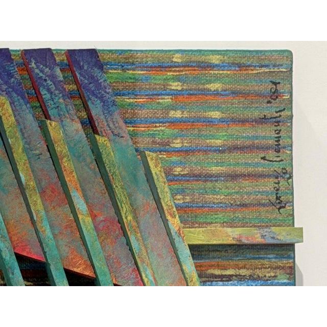 Lorenzo Piemonti, Cromoaccelerazioni 266, 2001, Mixed Media For Sale - Image 3 of 5