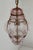 1950s Italian Caged Pink Murano Glass Pendant from Seguso, 1950s For Sale - Image 5 of 17