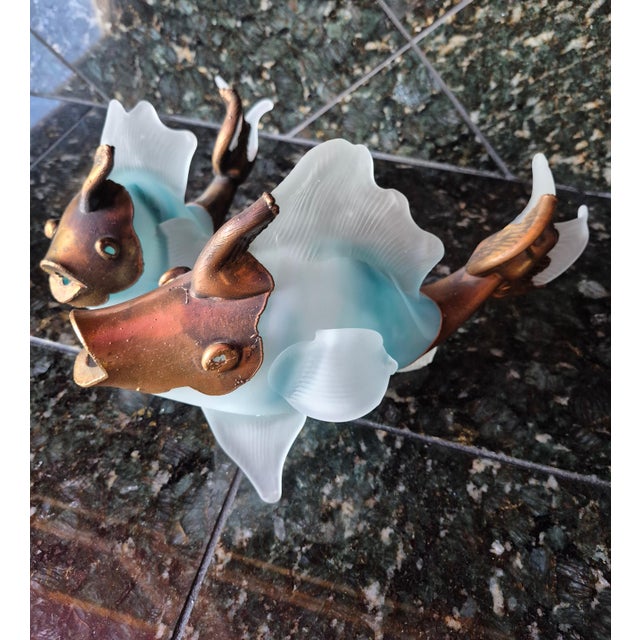 From the living estate of brutalist sculpture artist John Gleason, elevate your space with this striking pair of vintage,...