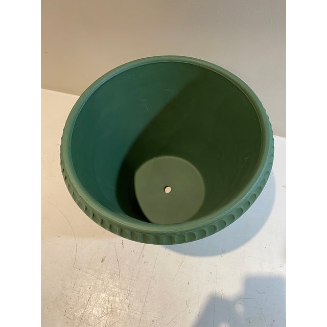 Large Green Terracotta Planter For Sale In New York - Image 6 of 9