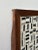 Vintage Black + White Glazed Ceramic Tile Artwork in Teak Frame, Circa 1950s For Sale - Image 14 of 14