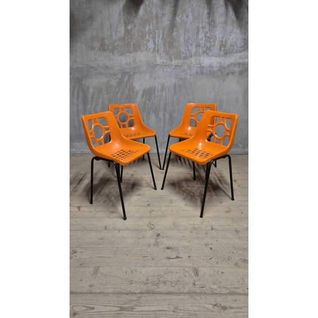 Vintage Space Age Garden Chairs, 1970s, Set of 4 For Sale - Image 6 of 12