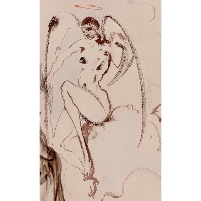 Salvador Dali, The Faithful Angels, 1964, Woodcut For Sale - Image 3 of 9