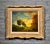 American Robert Crannell Minor–Landscape at Sunset–19th Century American Tonalist Oil Painting For Sale - Image 3 of 11