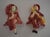 Vintage 50s Mid Century pair of Asian male and female figurine wall hangers. These figurines would make a great addition...