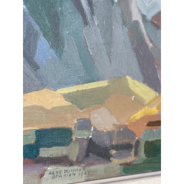 Arne Bohman, Spain, 1961, Oil on Panel, Framed For Sale - Image 12 of 17