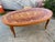 Vintage Mid Century Modern Italian Inlaid Oval Coffee Table For Sale - Image 12 of 12