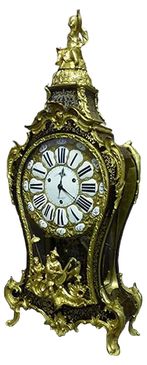 Antique Louis XV Grand Cartel Clock by Gosselin