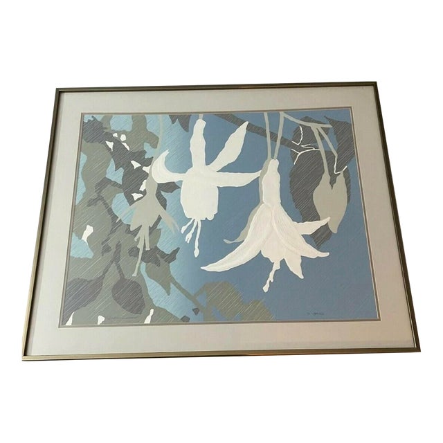Vintage ‘Indian Summer’ Botanical Print by S. Banks for Vanguard Studios For Sale