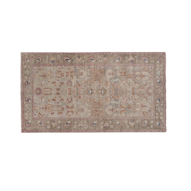 Faded Turkish Karapinar Runner Rug 4'7'' X 8'3'' 56" x 100" / 142 x 254Cm Hand woven with high quality pure wool Excellent...