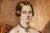 Refined Antique 19th Century Metal Framed Portrait Miniature Painting Woman For Sale - Image 4 of 16