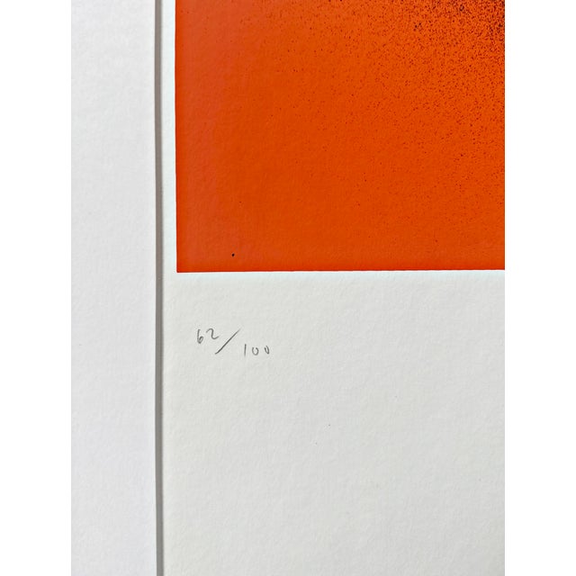1970s Otto Piene, Telerot and Teleschwarz, 1970, Serigraph, Framed For Sale - Image 5 of 7