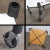Post-Modern Low Coffee Table or End Table White Laminate & Metal on Casters Style Brian Kaneodern For Sale - Image 10 of 11