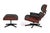 Set of Model 670 Lounge Chair and Model 671 Ottoman by Charles and Ray Eames Mobilier International Edition, 1956 For Sale - Image 4 of 5