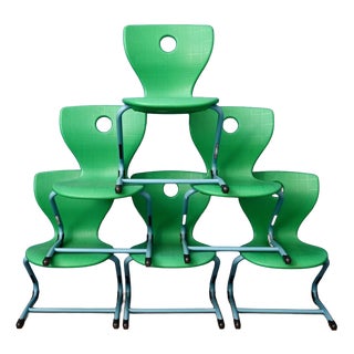 Danish Pantoswing LuPo Children's Chair by Verner Panton, 1990s For Sale