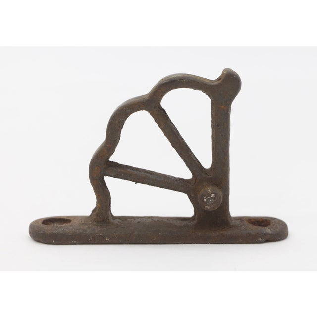 Traditional Set of Antique Train Car Railroad Window Hinge Parts For Sale - Image 3 of 5