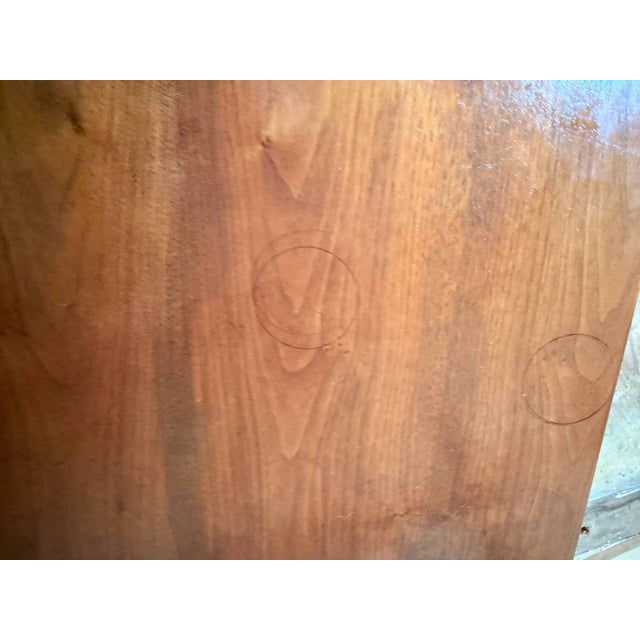 Mid Century Modern Walnut Nightstand Bed Side Cabinet For Sale - Image 9 of 17