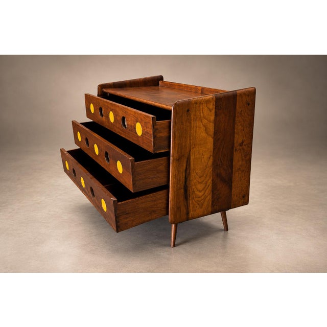 Brazilian Modern Imbuia Chest of Drawers by Móveis Cimo, Brazil, 1950s For Sale - Image 14 of 18