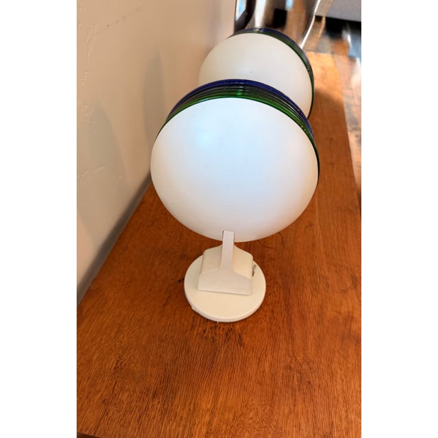 1980s Leucos L670 Italian Murano and Metal Glass Sconces - a Pair For Sale - Image 10 of 14