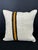 Turkish Hemp Pillow Cushion Natural Beige Black Cushion Cover 20x20 For Sale - Image 4 of 4