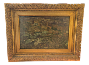 Landscape, 19th Century, Oil on Canvas, Framed