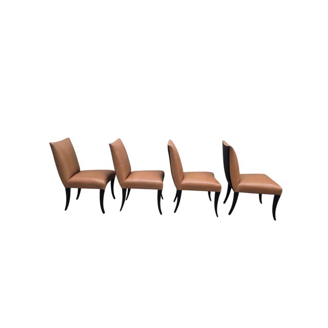 Donghia Vintage Contemporary Dining Chairs by Donghia - Set of 4 For Sale - Image 4 of 6