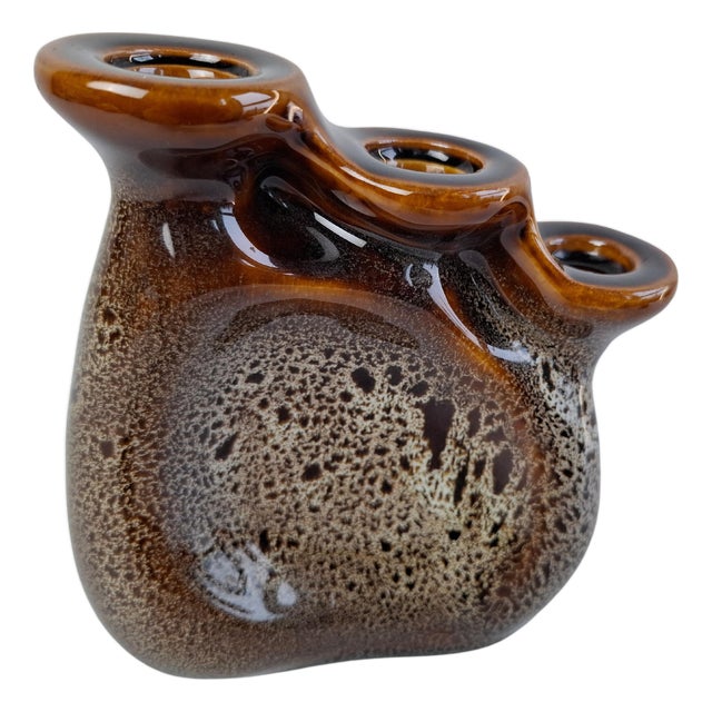 Mid-Century Modern Triple Candleholder from Ditmar Urbach, Czechoslovakia, 1960s For Sale