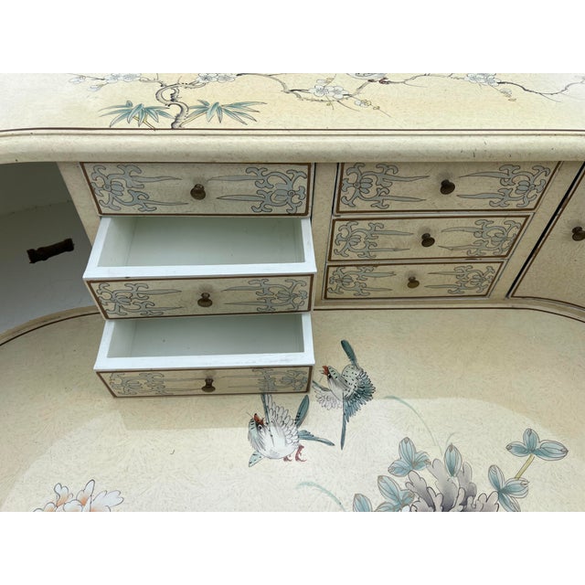 Drexel 1980s Chinoiserie Carlton House Desk For Sale - Image 4 of 10