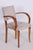 Brown Art Deco Armchair in Beech by Jules Leleu, France, 1930s For Sale - Image 8 of 8