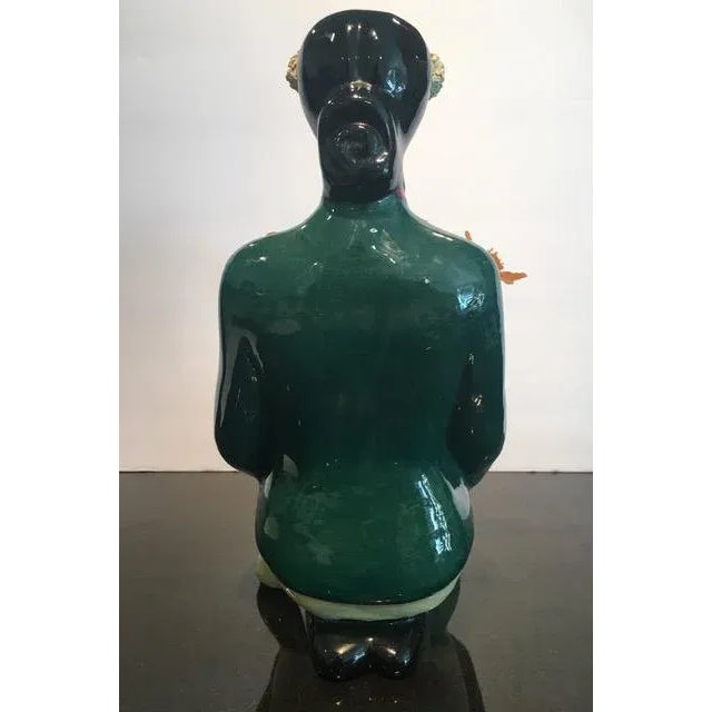 Green Mid-Century Modern Kaye of Hollywood Figurine For Sale - Image 8 of 9