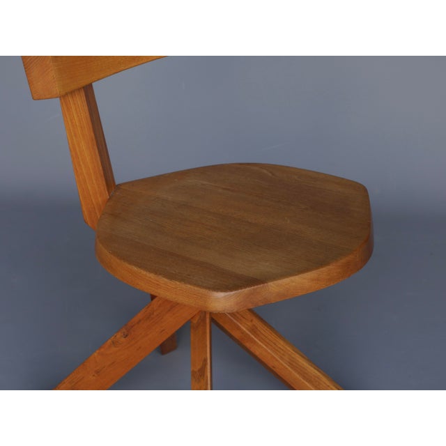 Elm S34 Chair from Pierre Chapo, 1980s For Sale - Image 16 of 18