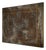 Mid-Century Murano Glass and Brass Console Wall Mirror For Sale