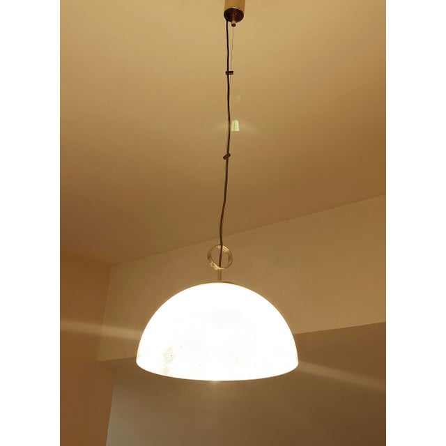 Vintage Glass Pendant Light from Glashütte Limburg, 1970s For Sale - Image 4 of 18