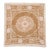 Uzbekistan Suzani Tablecloth - Vintage Hand-Embroidered Textile - 3'9'' X 3'11'' For Sale