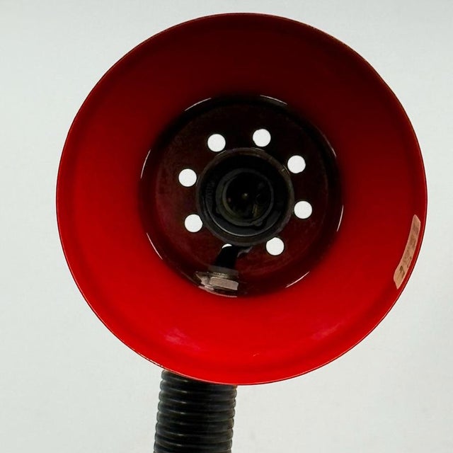 Adjustable Table Lamps in Red by Brama Milano, Italy, 1980s, Set of 2 For Sale - Image 9 of 11