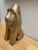 Tribal Large Gold Baboon Figural Decor Accent For Sale - Image 3 of 11