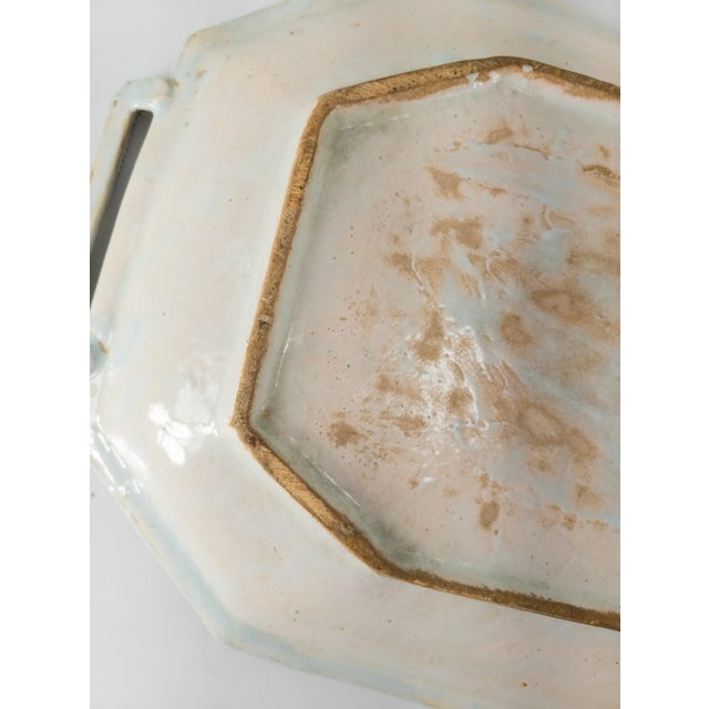 18th Century French Cashmire Palette Faience Platter For Sale - Image 11 of 13